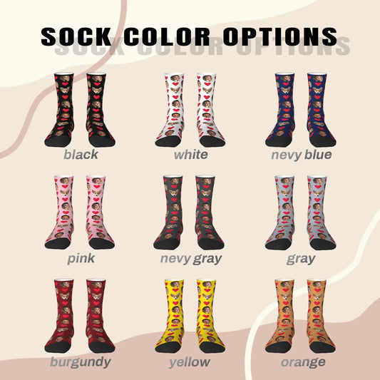 Personalised Face Socks – Funny Custom Valentine’s Gift