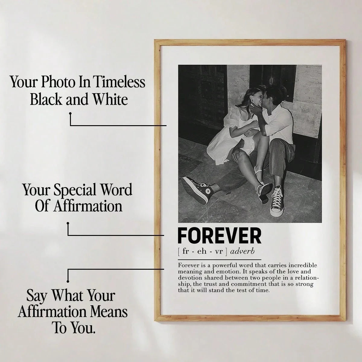 🖤 Unique Custom Black & White Canvas Artwork