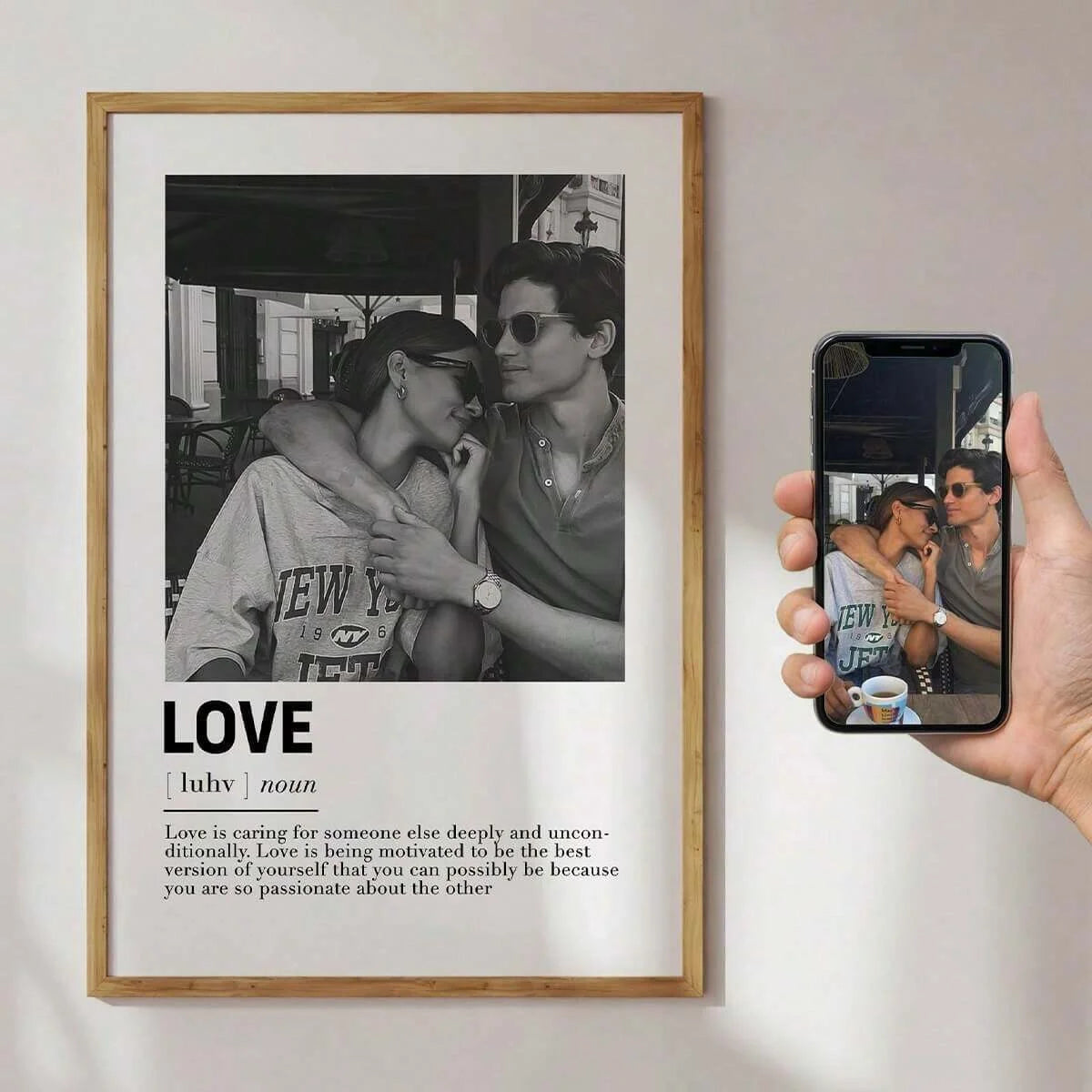 🖤 Unique Custom Black & White Canvas Artwork