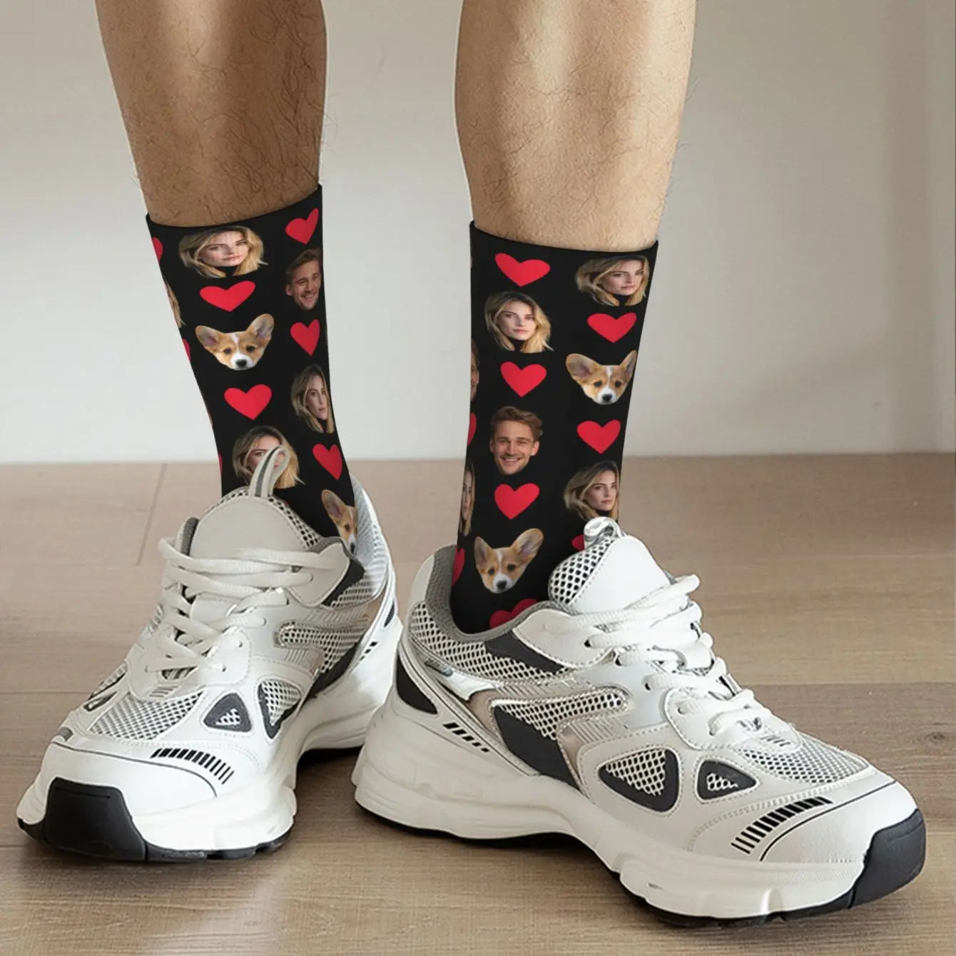 Personalised Face Socks – Funny Custom Valentine’s Gift